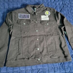 Haunted Mansion Black Denim Jacket
